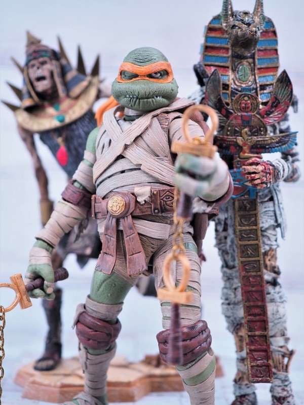 NECA ミケランジェロ as マミー レビュー : おもちゃの巣（玩具