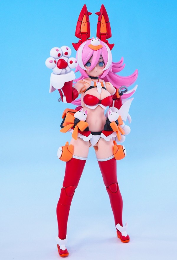 改造 メガミデバイス PUNI☆MOFU ラン [紅蓮] レビュー