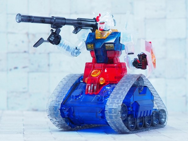 HGUC ガンタンク クリアカラーバージョン レビュー : おもちゃの