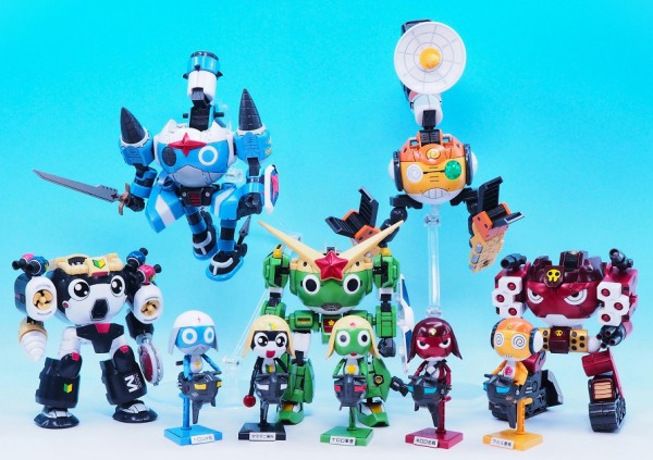 未組立 ケロロ軍曹プラモコレクション DX04 武者ケロロ小隊セット