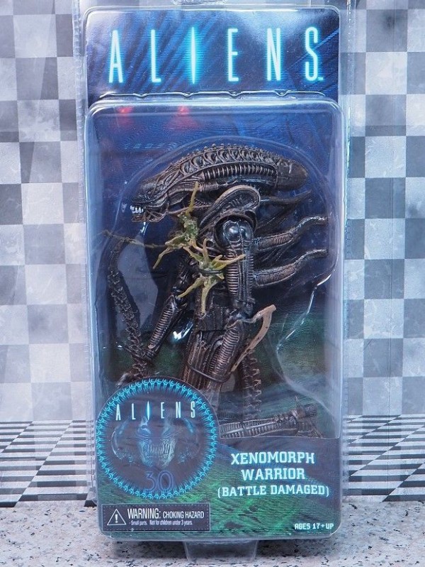 NECA エイリアン　ゼノモーフウォーリアー　バトルダメージ NECA エイリアン・ウォーリアー ブルー（バトルダメージ