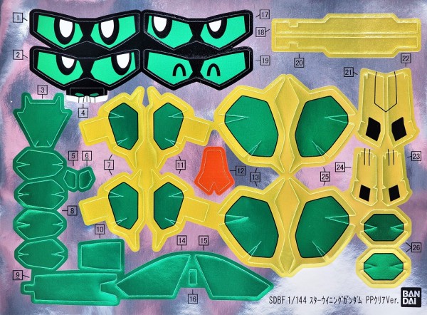 SDBF スターウイニングガンダム PPクリアVer. レビュー