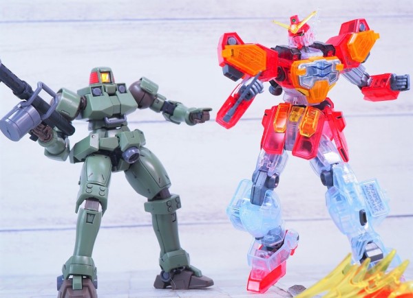 HGAC ガンダムヘビーアームズ クリアカラー レビュー : おもちゃ