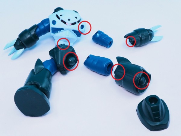 バンプレスト フル可動MS-PART2 ズゴック レビュー : おもちゃの巣 バンプレスト フル可動MS-PART2 ズゴック レビュー : おもちゃの巣