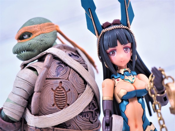 NECA ミケランジェロ as マミー レビュー : おもちゃの巣（玩具レビュー）