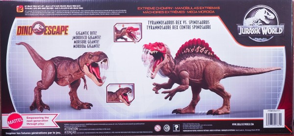 マテル ジュラシック・ワールド T-レックス vs スピノサウルス