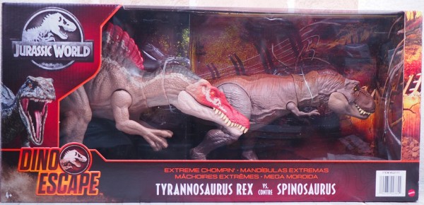 マテル ジュラシック・ワールド T-レックス vs スピノサウルス