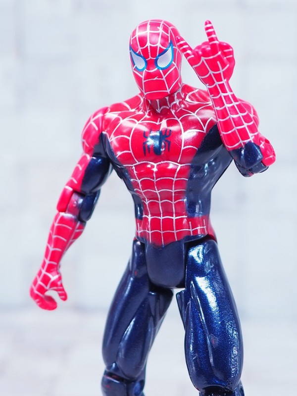 トイビズ　スパイダーマン　レスラー　映画版　フィギュア TOYBIZ SPIDER-MAN トイビズ レスラー スパイダーマン ウェブ