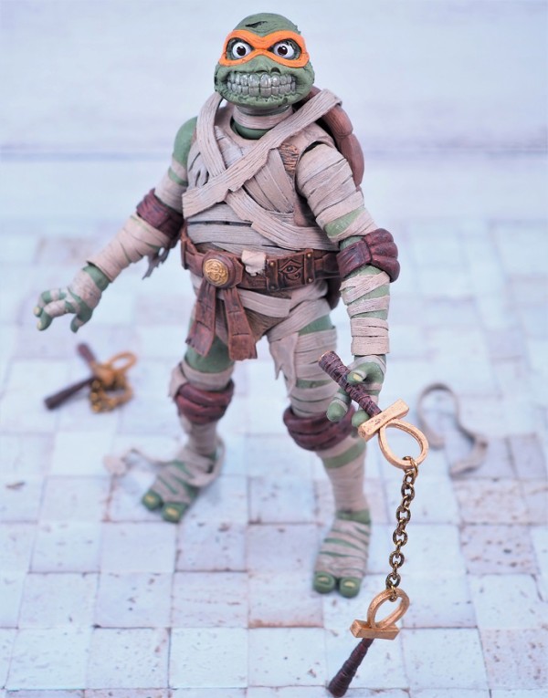 NECA ミケランジェロ as マミー レビュー : おもちゃの巣（玩具レビュー）