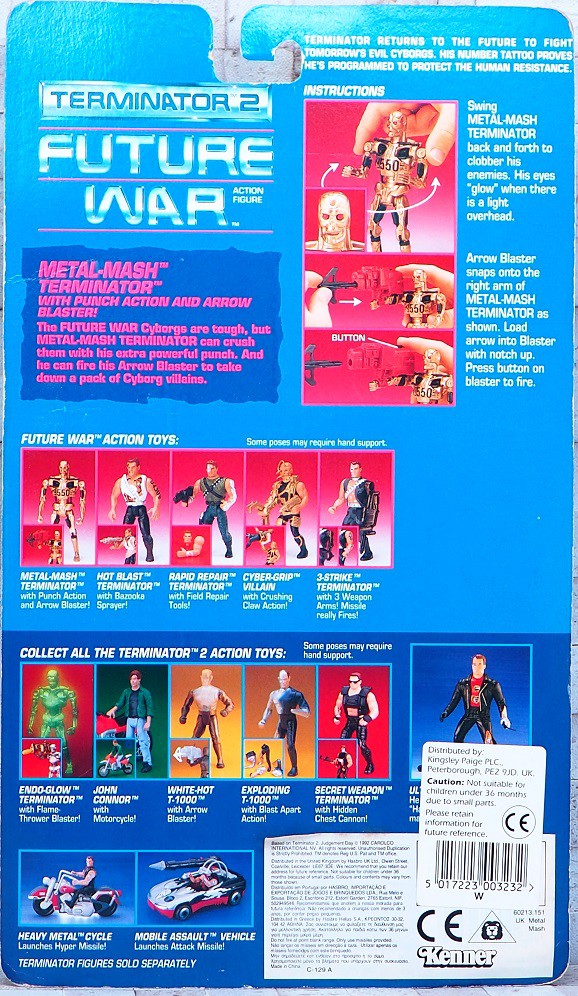 Kenner メタル・マッシュ ターミネーター レビュー : おもちゃの巣