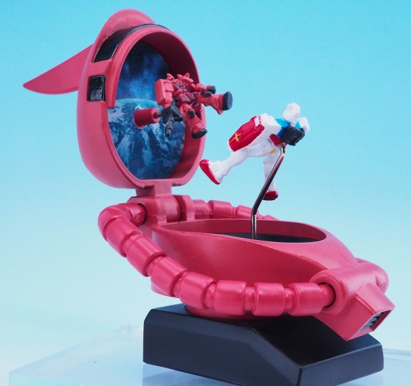 ガンダムヘッドオープンジオラマ A シャア専用ザクⅡ レビュー