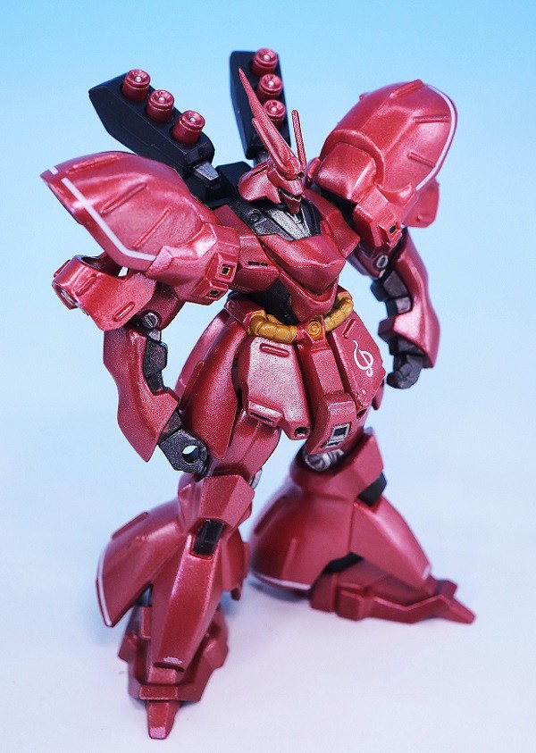 FW GUNDAM STANDart: “A”White×“C”Red サザビー メタリックver