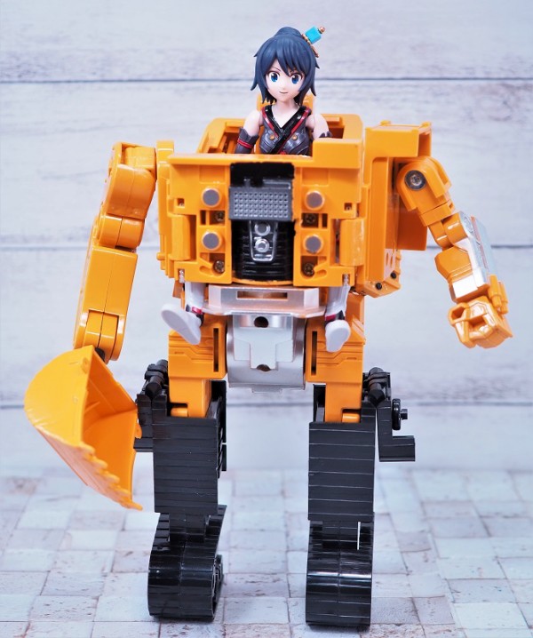 ダイソー 重武装合体ロボット ショベルカー レビュー : おもちゃ