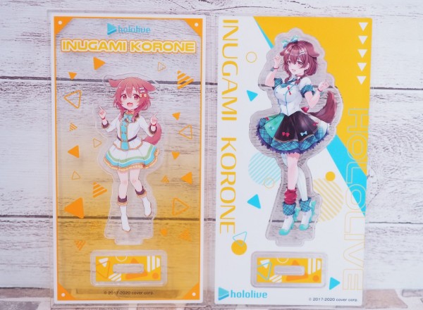 ホロライブ オリジナルアクリルスタンド : おもちゃの巣（玩具レビュー）