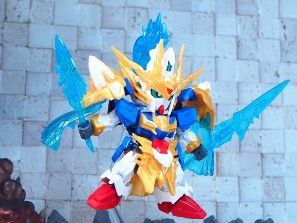 SDガンダム 三国創傑伝 趙雲ダブルオーガンダム & 碧竜駆