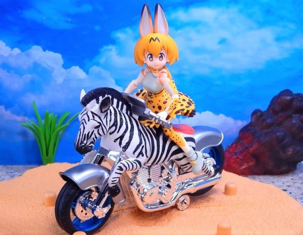 Animal Friction Motorcycle ゼブラ (シマウマ型バイク） レビュー