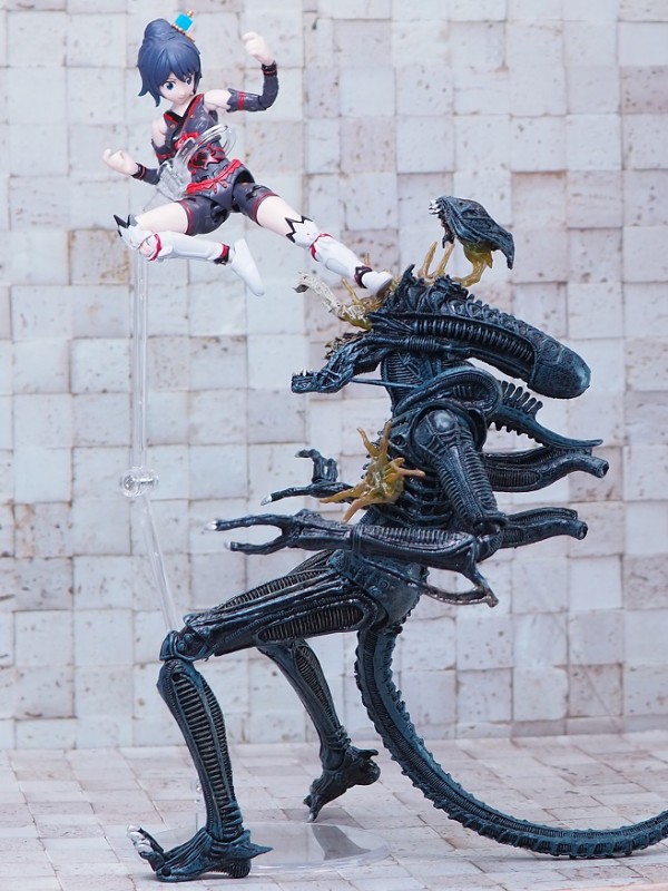NECA エイリアン・ウォーリアー ブルー（バトルダメージ