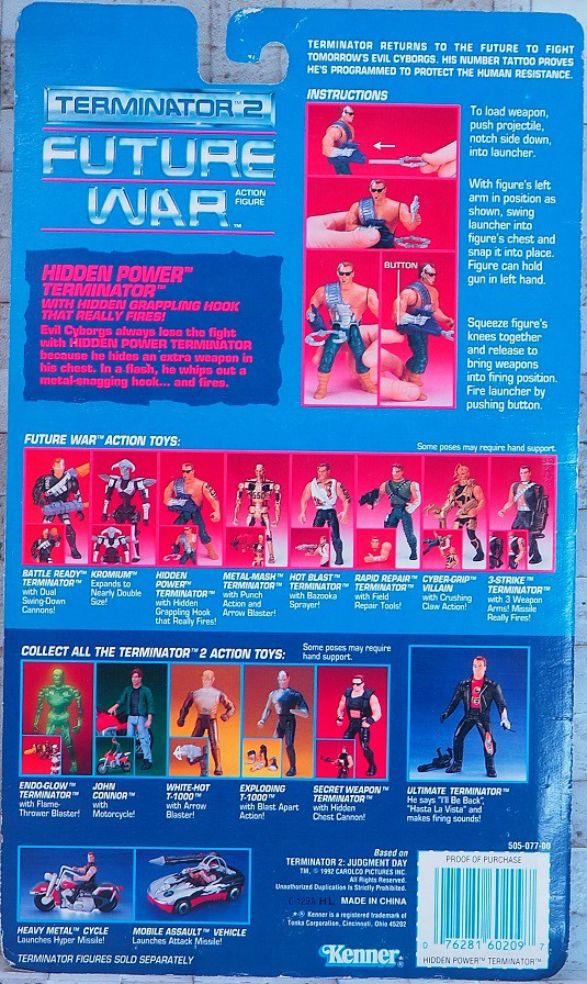 Kenner ヒドゥンパワー ターミネーター レビュー : おもちゃの巣