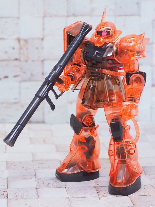 シャア専用ザクII、V作戦セットクリアカラーバージョン、徳川家康バージョン シャア専用ザクII、V作戦セットクリアカラーバージョン、徳川