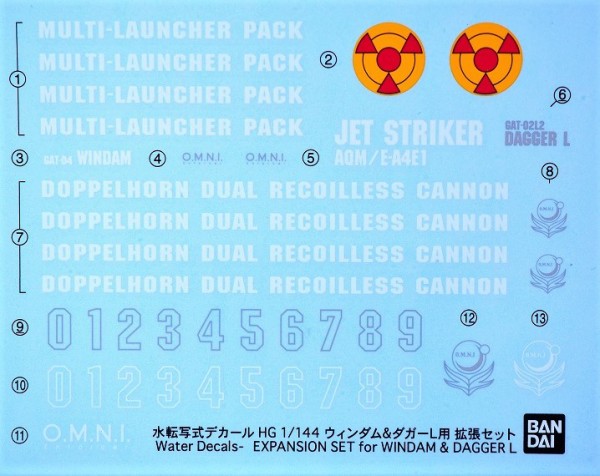 HGCE ウィンダム＆ダガーL用 拡張セット レビュー : おもちゃの