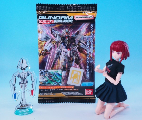 ガンプラパッケージアートコレクション　グミ　フルコンプ手前(120Rのみなし) ガンプラ」の美麗パッケージイラストを、カードとしてコレクション