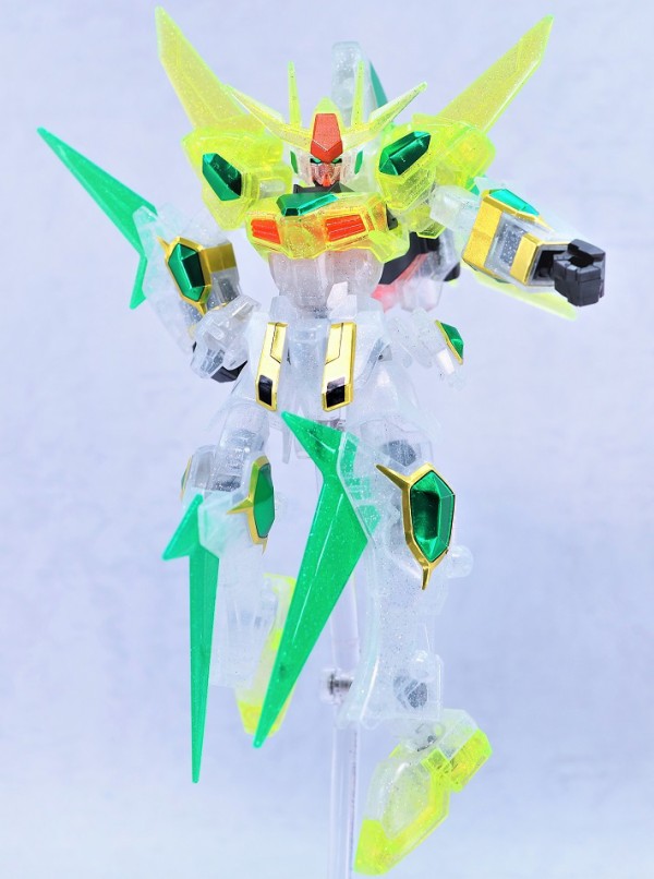 BANDAI - ガンプラ　SDBF スターウイニングガンダム PPクリアver. SDBF スターウイニングガンダム PPクリアVer. レビュー