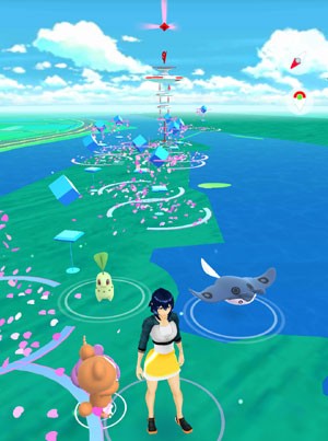 今日のポケモンgo すな風呂