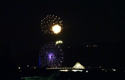 ラグーナの花火 すな風呂