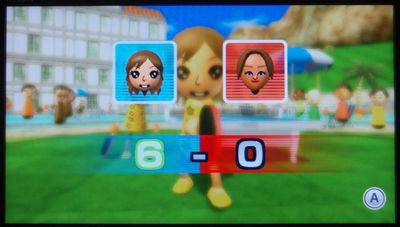 Wiiスポーツリゾート ピンポン すな風呂