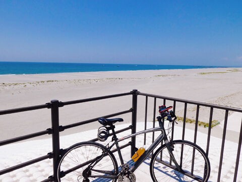 ＧＯ ＷＥＳＴ「防波堤サイクルロードもう一度・・・浜松市西区 