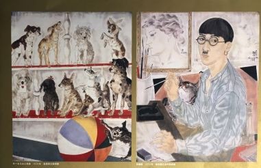 藤田嗣治　「サーカスの人気者」　複製画 オンライン 通販ホビー・楽器・アート - 藤田嗣治 「サーカスの