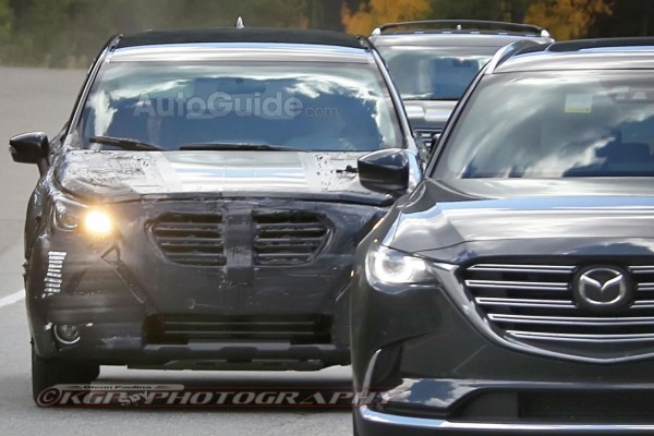 スバル新型7人乗りsuv スパイショット 僕は日々走りながら