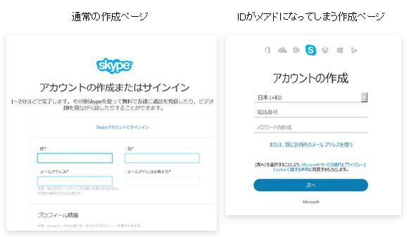 スカイプで新規idを作ろうと思ったらメアド の 以前 がそのままidになってmicrosoftアカウントが同時作成され強制紐付けされた Superbaboooooのblog