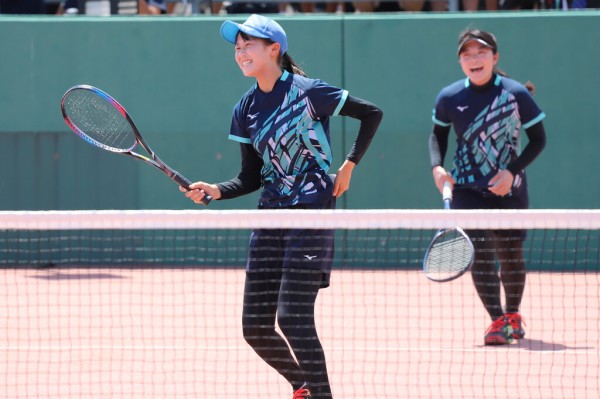 愛媛インターハイ 女子個人1日目photo ソフトテニス サプリメンツ