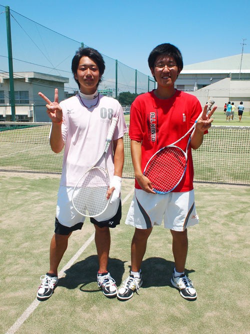 専大松戸高校の練習に行ってきました ソフトテニス サプリメンツ