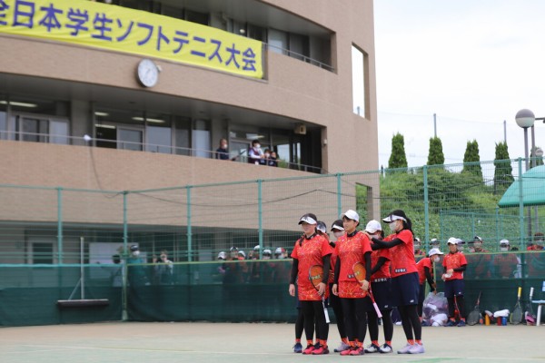 山口インカレ 大学対抗１日目photo ソフトテニス サプリメンツ