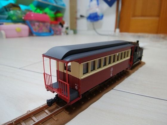 富井電鉄・猫屋線：蒸気機関車＋客車セット（2