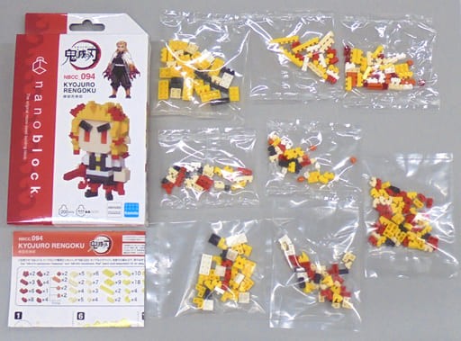 開封済み ナノブロック Nbcc 094 煉獄杏寿郎 鬼滅の刃 おもちゃの新入荷 再入荷最速情報