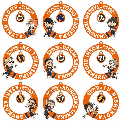 ボックス ハイキュー 烏野高校 Vs 白鳥沢学園高校 ゆらゆらアクリルスタンドキーチェーン Ver A キャラクターグッズの予約 新品 中古の入荷情報