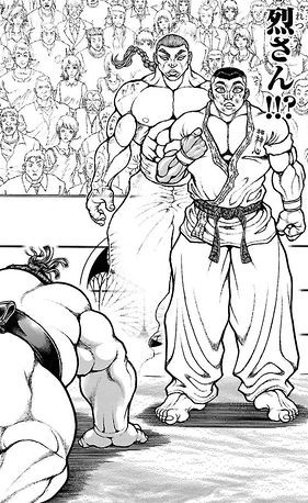 バキ道 9巻 愚地克己と烈海王による相撲いじめ 眠気が覚める面白さを求めて