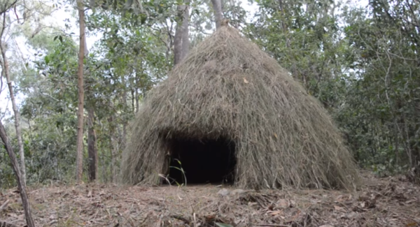 草小屋の作り方 Tsuzura