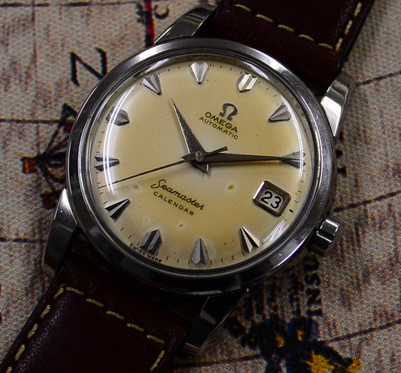 オメガ シーマスターカレンダー Cal.503 1958年製 クサビ