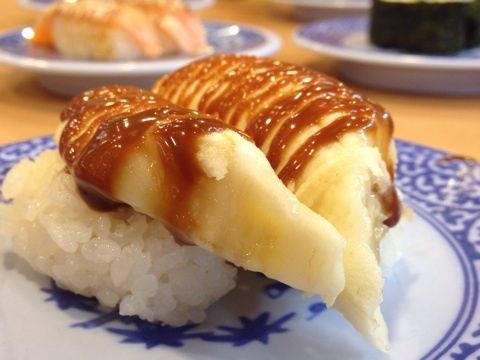 驚愕のひとネタ くら寿司のキャラメルバナナ寿司 スイーツハンター月ウサギの食べ日記 Powered By ライブドアブログ