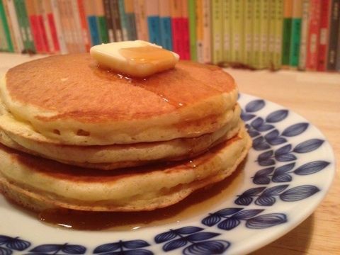 奈良 読書をしながら静かに頂きたいミジンコブンコのパンケーキ スイーツハンター月ウサギの食べ日記