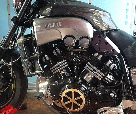 YAMAHA v-max1200 純正ダミーダクト ヤマハ v max 1200 ダミーダクト 純正 - メルカリ