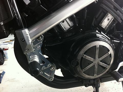 絶版v-max1200 OVER チタン製サブフレーム&エンジンハンガー