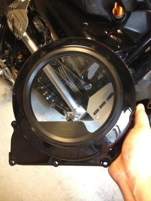 Vmax 1200 スケルトン クラッチ カバー Clear Clutch Cover : ネジのバイクブログ