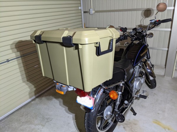 Gn125hにホームセンターボックスを取り付ける えんぢさんの趣味