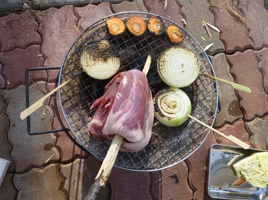 リアル ゴールデンカムイその3 ニヘイゴハンの 心臓焼きましたッ を作ってみましたよ 仮想通貨の話をしながら鹿やタヌキやヒグマを獲って食うブログ