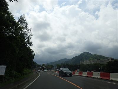 国道230号 札幌市南区定山渓拡幅工事年7月 旅鴉 北海道179市町村をゆく